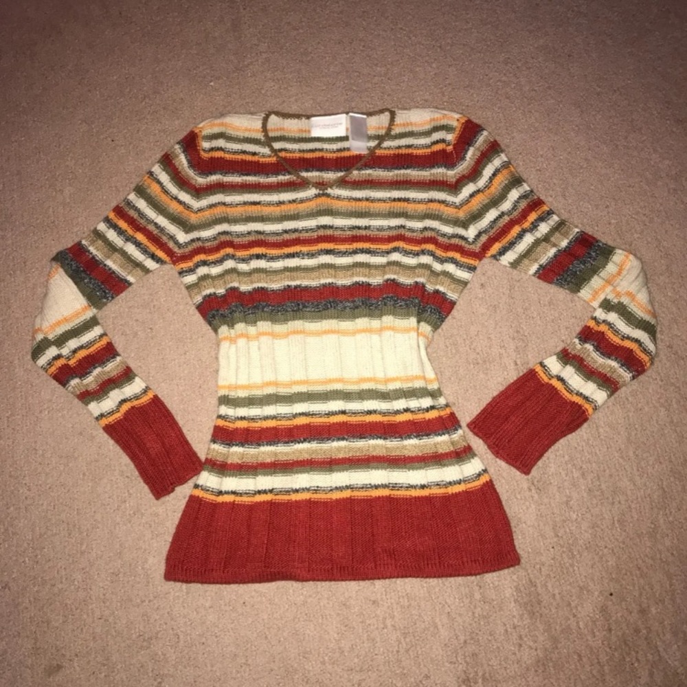 Liz Claiborne Striped Sweater